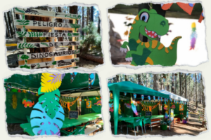 dinosaur-themed children's birthday party