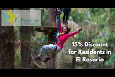 Tirolina Forestal Park Tenerife discount for residents El Rosario